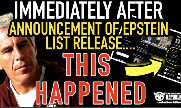 Immediately After Announcement Of Pam Bondi Epstein List Release, THIS HAPPENED… Coincidence?